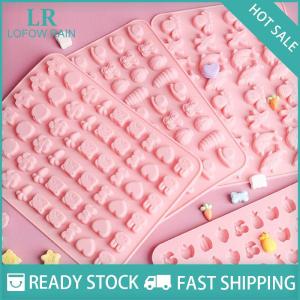 LF Wholesale✨Flash Sale ✨ Mix Fruit Animal Silicone Chocolate Mold Rabbit Fish Fudge Candy Jelly Mould Geometric Heart Cake Decor Baking Ice Tray Gifts