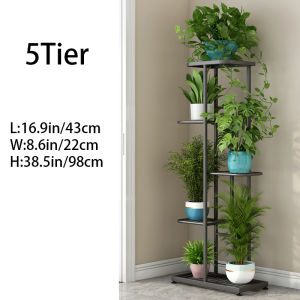 Outdoor Plant Rack 3 Tier Metal Flower Pot Stand Indoor Plant Display Holder Beautiful Waterproof Coating