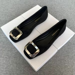 Free Shipping Square-Toe Shallow-Mouth Flats 2026 Spring/Autumn New Collection Korean-Style Fashionable Versatile Slip-On Casual Loafers