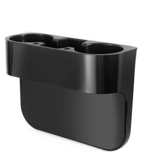 Ready Stock Universal Car Seat Cup Drink Holder Cup Storage Box HolderPhone Holder (BLACK/BEIGE/BROWN/GREY)