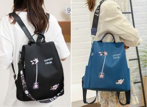 Dawaar Beg Galas Remaja Wanita Lelaki Sekolah ( Oxford Men Woman Teenage Backpack Travel Casual College School Bag ) 11Y3