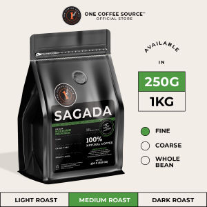 ONE COFFEE SOURCE Sagada Coffee Beans from Mt. Province 100% Arabica Single Origin Whole or Ground Medium Roast 250G - 1KG