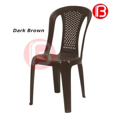 (B Boss) Century Side Chair / Plastic Chair / Dinner Chair 1669 / 1668 Dark Brown / Dark Blue / Dark Red