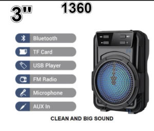 ✅100% Original Yoky GTS 1360/GTS-1346 Wireless Bluetooth Speaker Audio Micro Rechargeable Stereo Usb