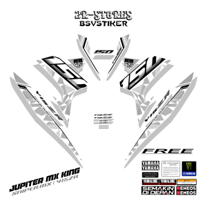 STIKER Y15ZR 150 KING LOGO 2 SNIPER 150 MXi STRIPING MX KING 150/ EXCITER 150 SKU27 motorcycle