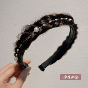 BS wig Hair hoop Wide edge twist braid five strands braid head hoop new high cranial top braid headwear hairpin SB