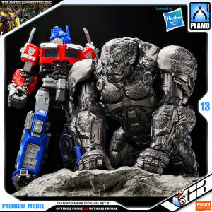 ⭐️ BLOKS 布鲁可 TRANSFORMERS RISE OF THE BEASTS OPTIMUS PRIME VS PRIMAL SET B PLASTIC MODEL TOY VCA GUNDAM SINGAPORE