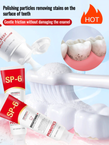 Hot selling spot improvement stain removal toothpaste whitening probiotic toothpaste daily care fresh breath toothpaste