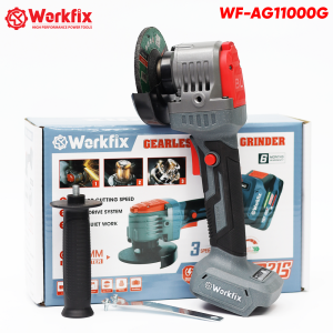 Máy Mài Pin WORKFIX WF-AG11000G Động Cơ Không Bánh Răng 3 Cấp Chỉnh Tốc Độ 4 Tính Năng An Toàn