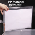 1pcs A4 Transparent Bag Plastic Envelope Folder Clear Snap Button Storage Business Office School Supplies Plastic Envelope Folder A4 Plastic Envelope. 
