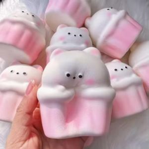 Simulation Bread Squeeze Taba Squishy Toy Bread Pastry Cake Squeeze Stress Relief Hand Relaxing Gift Soft Rebound