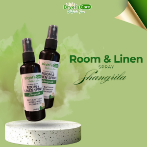 Bryels Care Enterprises Room & Linen Spray 100ML Experience Long-Lasting Freshness Eliminates Odors Revitalizes Spaces and Creates a Clean Inviting Atmosphere Anywhere You Go Fabric freshener spray Linen mist Air and fabric refresher Aromatherapy mist