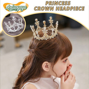 AODUOYAYA Crystal Princess Crown Girl Princess Dress Hair Accessories Princess Decor Girl Birthday Gift