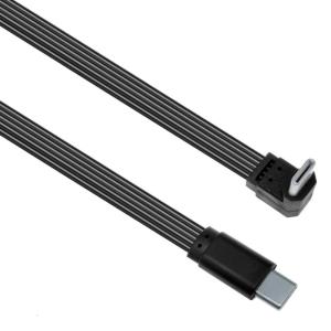 Linh hoạt phẳng FPC USB C cáp 90 độ thiết kế góc cạnh 45W sạc PD 480Mbps tốc độ phù hợp cho máy chơi game FPV thiết bị