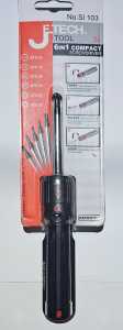 Ready Stock in Singapore. Jetech 6 in 1 screw driver set. Philips  Flat  Torx Head