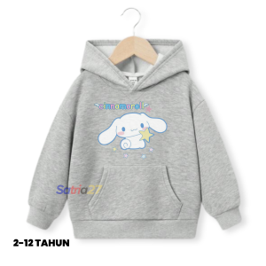 JAKET HOODIE CINNAMOROL ANAK LAKI-LAKI PEREMPUAN USIA 2-12 TAHUN