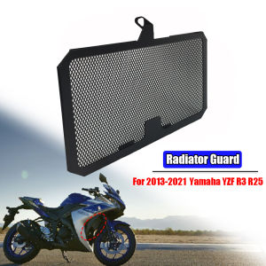 สำหรับ YZF-R3 YZFR25หม้อน้ำกันกระแทกฝาปิดตะแกรงระบายความร้อน Protector สำหรับ Yamaha YZF R3 R25 2013-2021รถจักรยานยนต์อุปกรณ์เสริม