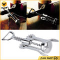 Red Wine Opener Corkscrew Wine Bottle Opener Stainless Steel Wing Style Red Wine Corkscrew Bottle Pull Opener Wine Cork Tool Wine Opener Stainless Steel Red Wine Opener Wing Type Metal Sommeliers Corkscrew Bottle Openers Corkscrews Wine Cork Remover. 