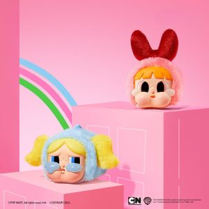 สินค้าพร้อมส่งไทย พวงกุญแจ CRYBABY Powerpuff Girls Series ตำรวจหญิง แบบจุ่ม