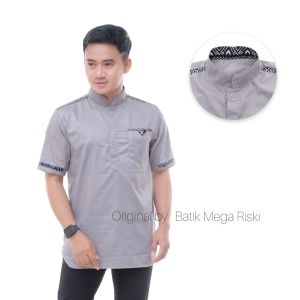 Baju Koko Kurta Pakistan Atasan Baju Muslim Pria Lengan Pendek Terbaru COD