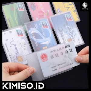 Cover Card Sarung Plastik Pelindung Kartu ATM/SIM/KTP Tahan Air Multifungsi HM050