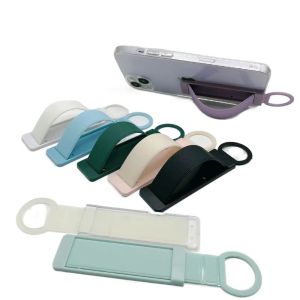 MIIQNUS Paste Style Finger Grip Phone Stand Anti-Slip Wrist Band Push Pull Finger Ring Finger Strap Portable Telescopic Phone Finger Strap Mobile Phone