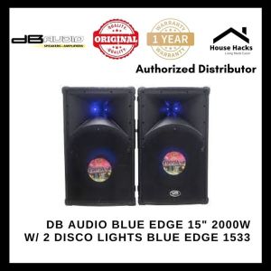 DB Audio  Blue Edge 15" 2000W w/ 2 Disco Lights BLUE EDGE 1533 (House Hacks)