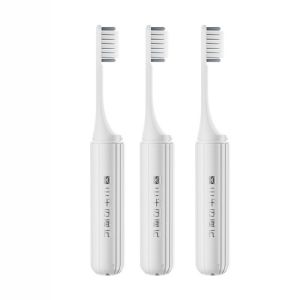 STARGOODS 3Pcs Đầu Phẳng Bàn chải đánh răng chỉnh nha Có thể gập lại Làm sạch răng Bàn chải đánh răng người lớn Thời trang Liên nha khoa Bàn chải đơn lông mềm Hộ gia đình