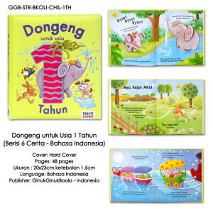 Dongeng untuk usia 1 2 3 4Tahun (tiap buku isi 6 cerita - Bahasa Indonesia)
