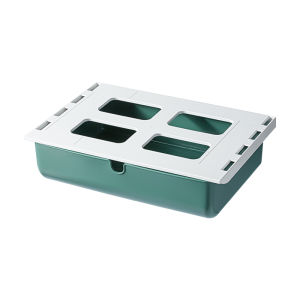 NACHUAN Hidden Drawer Storage Bin Self-Adhesive Under Desk Drawer Hidden Storage Box Memo Pen Stationery Storage桌下抽屉收纳盒