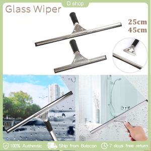 Window Squeegee Smudge Free Streak Free Stainless Handle with Rubber Grip Glass Streak Free Finish
