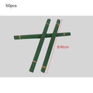 50pcs Floral Stem Wire Green DIY Flower Arrangement Wire Artificial Flower Craft Wire Bouquet Making Supplies Floral Wire Flower Stem Wire Bouquet Wire Green Floral Wire Bouquet Accessories Handmade Crafts