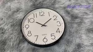[FURNI HOME] Đồng Hồ Treo Tường Kim Trôi Cao Cấp Kích Thước 20cm - 35cm