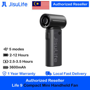 Jisulife Life 9 Life9 Handheld Fan Ultra Mini Compact Small Pocket Size Portable Handheld Fan Kipas Pegang Tangan Angin Kuat