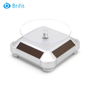 Brifit Solar display stand 360° turntable rotating display stand jewelry watch ring art display cabinet