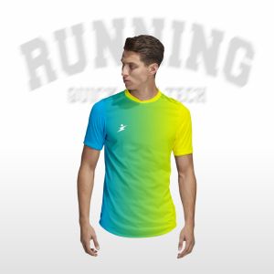 Kaos olahraga pria bola futsal running lari gym fitnes basket volly