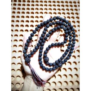 TASBIH 99 JENITRI HITAM TRIDATU RUDRAKSHA HITAM 99 BUAH