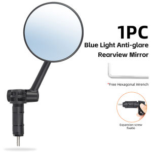 WEST BIKING HD Bike Mirror Rear View 360° Adjustable MTB Road Bike Handlebar Reaview Mirror Bike Safety Side Mirror Bicycle Accessories
