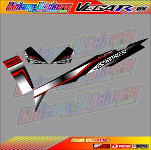 STRIPING VARIASI YAMAHA VEGA R NEW SIRIUS / STICKER LIST VARIASI MOTOR VEGA R NEW SIRIUS