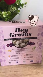 HeyGrains Taro Ube High Protein High Fiber Meal Replacement - Chia Seed Soy & Pea Protein Weight Management 50Gx10S