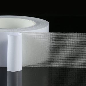 Double Sided Mesh Tape Waterproof Strong Double-Sided Tape High Viscosity Transparent Traceless Cloth Base Mesh Tapes Strong Adhesive Carpet Tape