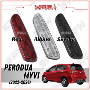 Perodua Myvi 2022-2025 Reflector MG3 G3 FL Facelift Rear Bumper LED DRL Daylight Rear Fog Lamp Running Signal Brake Light Lamp SPW 2022 2023 2024 2025