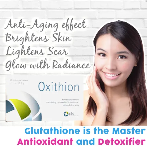 oxithion glutathione  (L-glutathione) OXITRON 1200MG ( GLUTATHIONE 1200