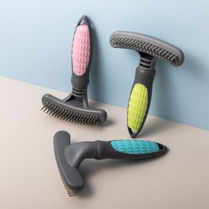 CHLOCH Kích thước lớn Cây cào lông thú cưng Chốt bằng thép không gỉ 20 chốt xoay đơn hàng Bàn chải loại bỏ lông thú cưng Chất lượng cao 39 chốt xoay kép Lược massage cho thú cưng dành cho mèo và chó
