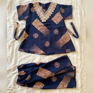 Setelan Renda Anak usia 1 Sampai 5 Tahun One Set Piyama Anak bahan Rayon