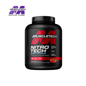 [Expiry Jan 2028] Muscletech Nitro Tech Whey Protein Strawberry 4lbs (1.81kg)