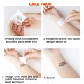 Tatto Temporer Ankle Flora Cherry Lavender / Temporary Tattoo Stiker Bunga lavender Tahan air. 