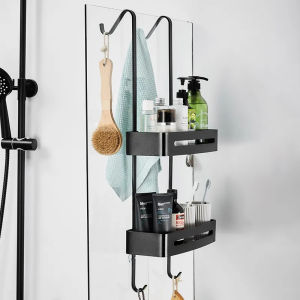 Dorm Room Toilet Organizer: Shower Caddy & Rustproof Bathroom Shelf
