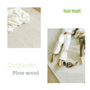 Kormat - PINE WOOL 1.5cm thickness Playmat | 4 thick layers of protection | Double sided design