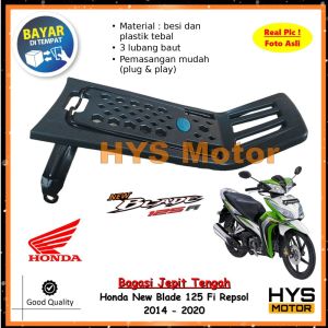 HYS Rak Penjepit Variasi HONDA Blade New Repsol 125 Fi 2014 - 2020 Bagasi Jepit Tengah Keranjang Motor